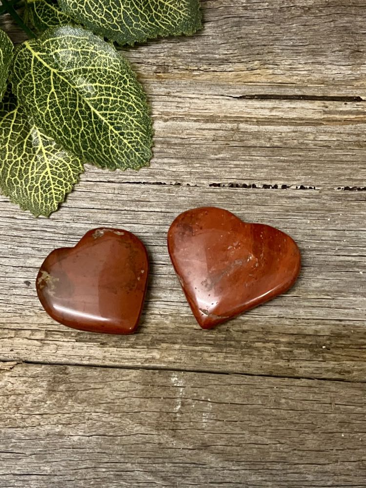 Red Jasper heart