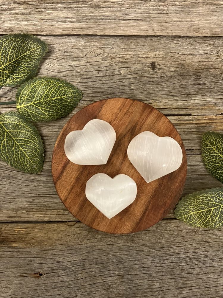 Selenite Heart