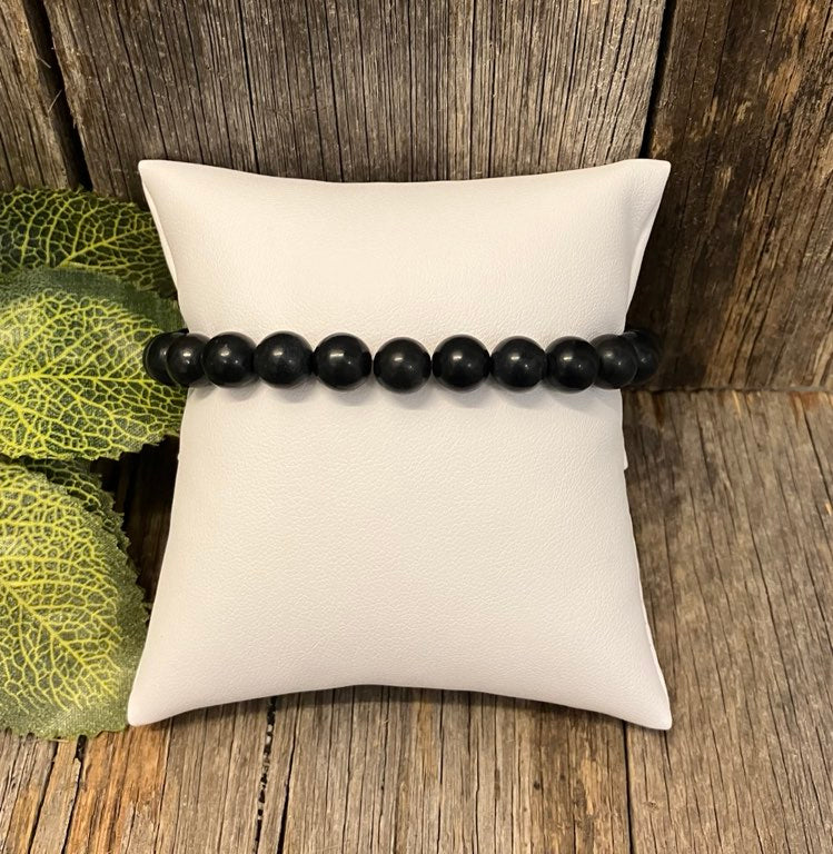 Shungite bead bracelet