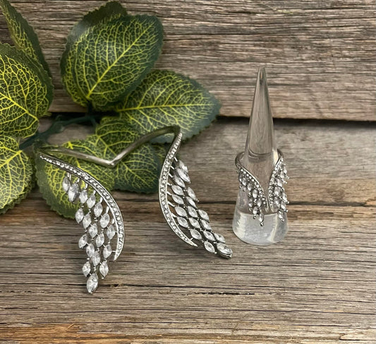 Wings Cuff & Ring Set