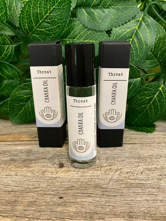 Throat Chakra Roller Oil