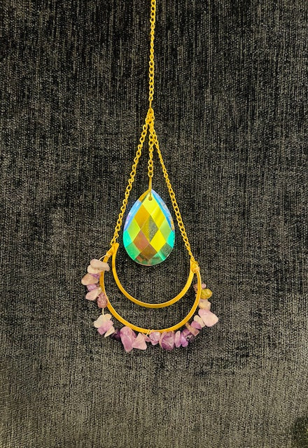 Tear drop crystal sun catcher