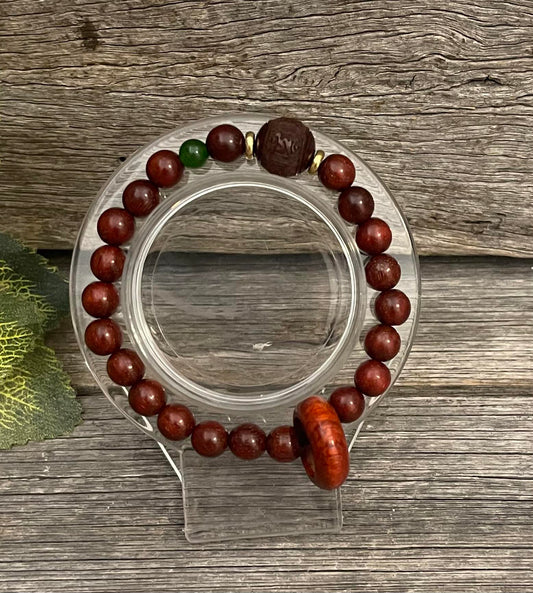 Red Wooden Bracelet