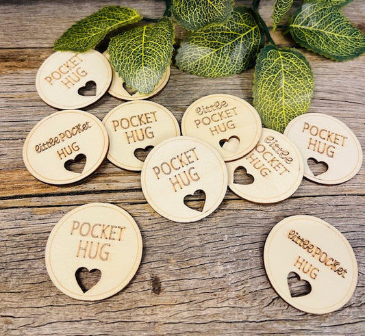 Wooden pocket hug