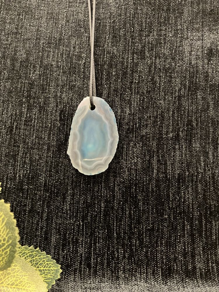 Agate Slice Pendant