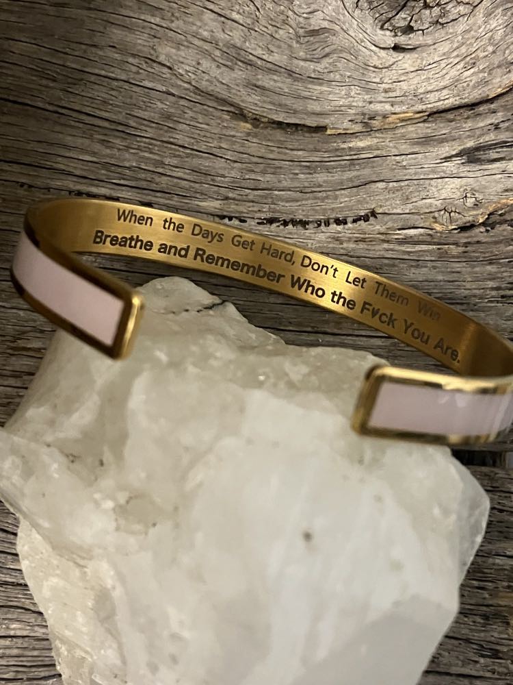 Gold Affirmation Bangle