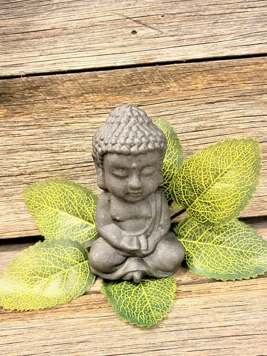 Shungite Buddha Carving