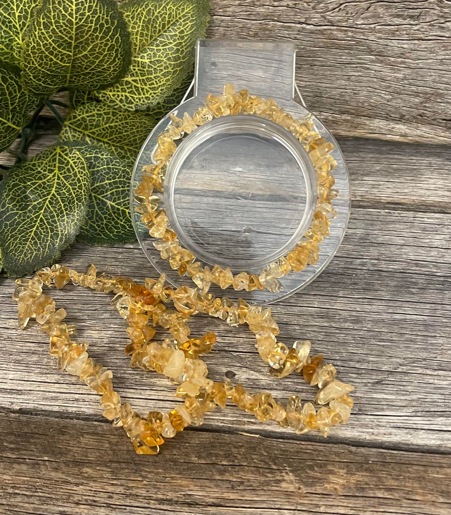 Citrine Chip Bracelet