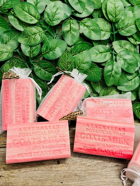 Soap - Goats milk & raspberry