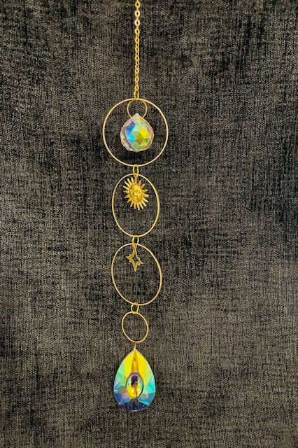 Gold suncatchers