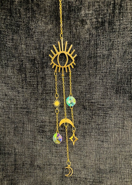 Gold suncatchers