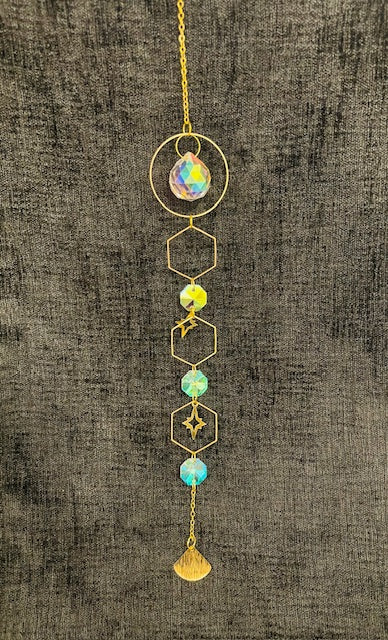 Gold suncatchers