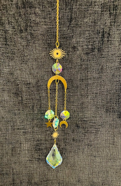 Gold suncatchers