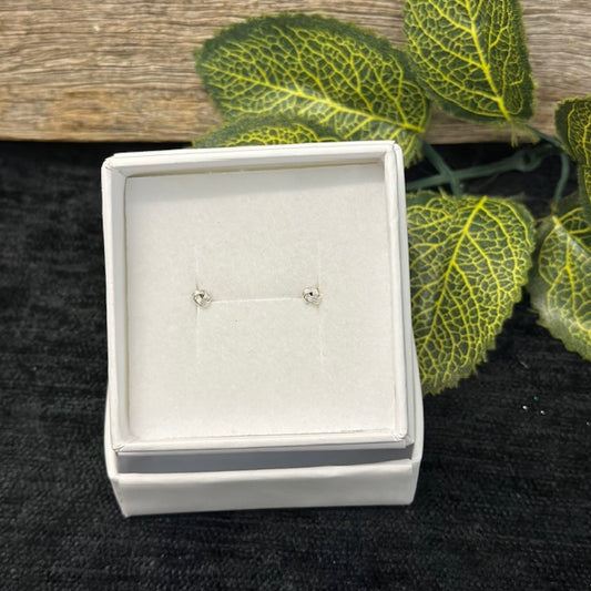 Stirling Silver Knot Earrings