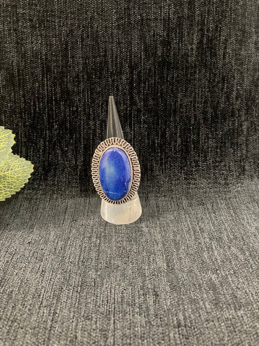 Lapis Lazuli Rings - Sterling Silver over Brass