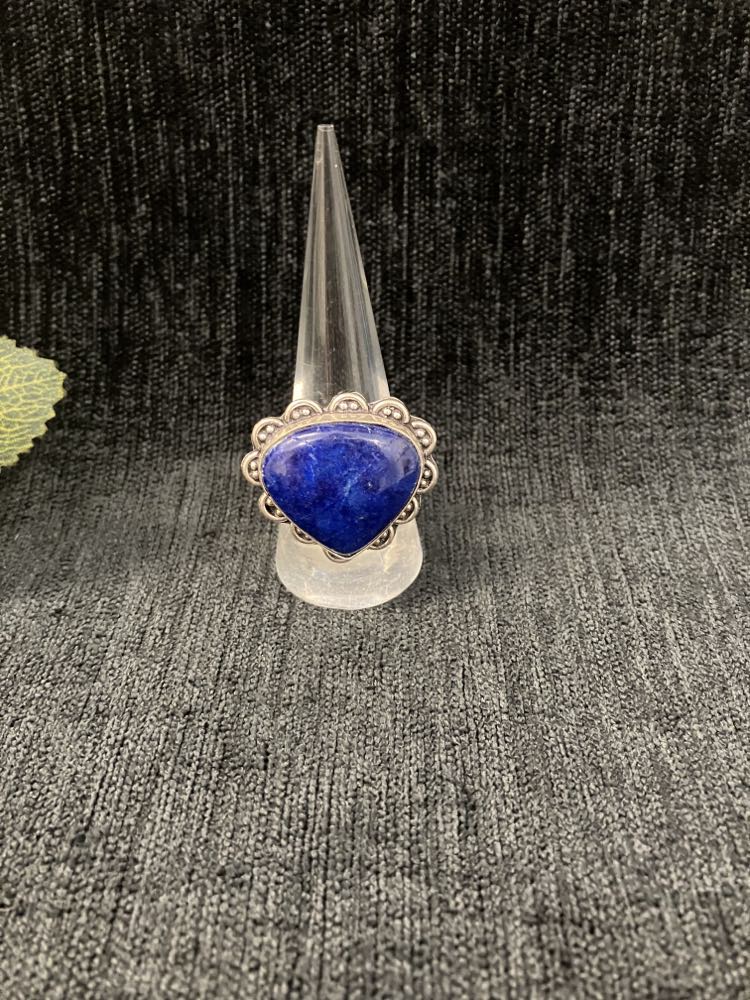 Lapis Lazuli Rings - Sterling Silver over Brass