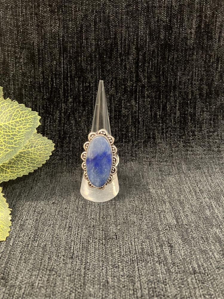 Lapis Lazuli Rings - Sterling Silver over Brass