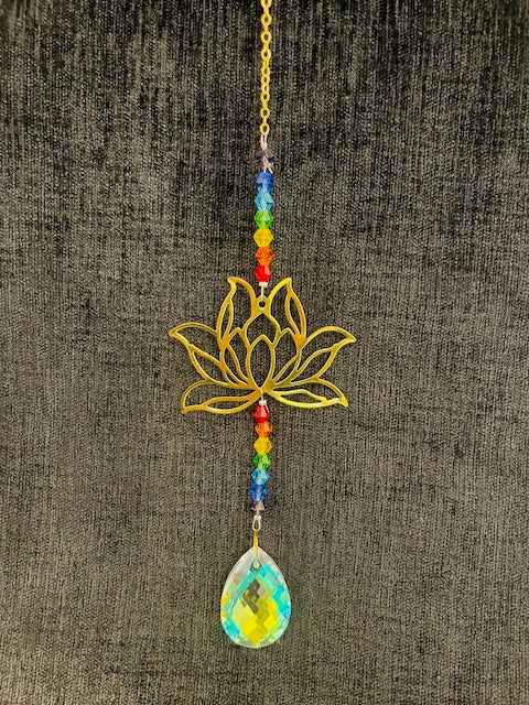 Lotus sun catcher