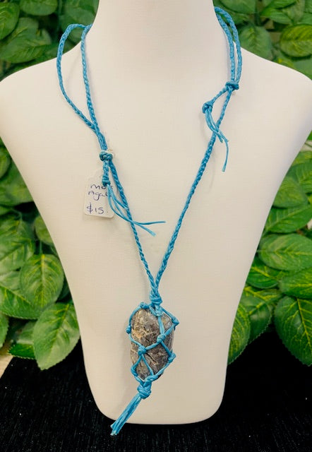 Moss Agate- Handmade Necklace