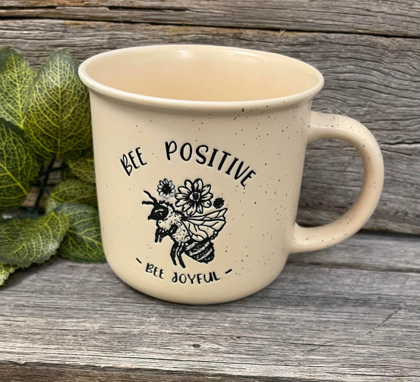 Ceramic Mugs - Bee Positive