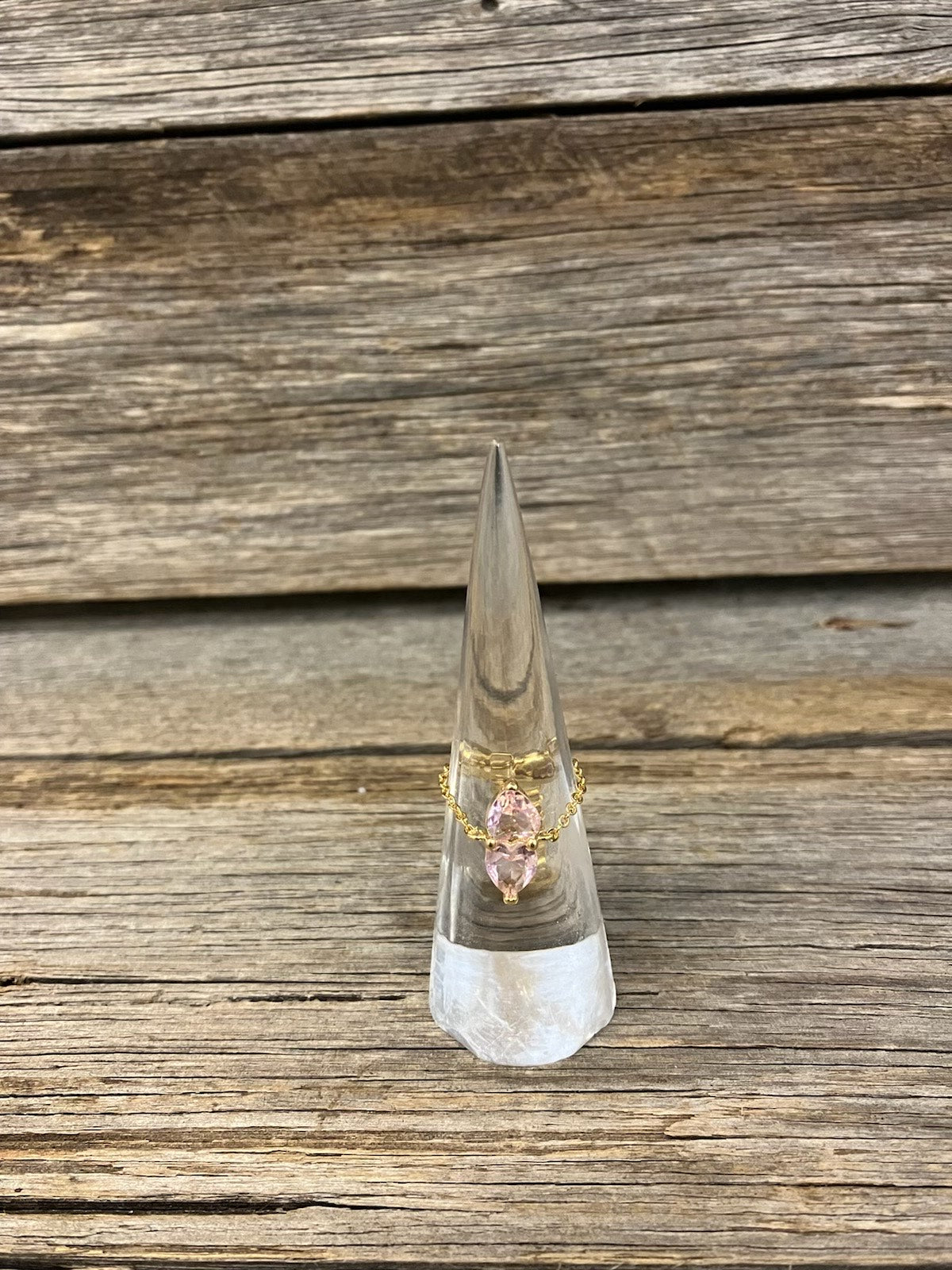 Gold Heart Adjustable Ring