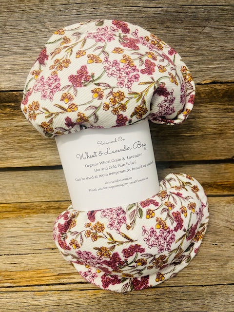 Wheat & lavendar bags