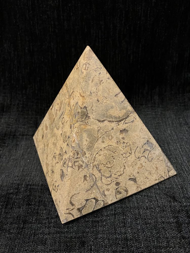 Foss Pyramid Fossil Coral Pyramid – The Spirit Orb