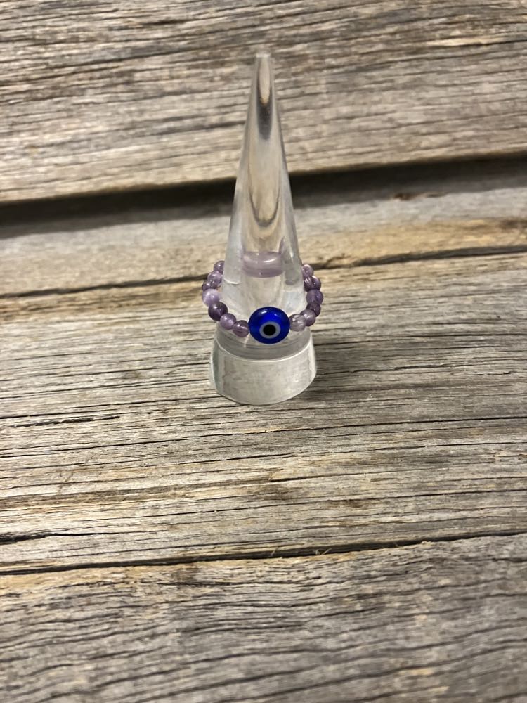 Evil Eye Bead Ring