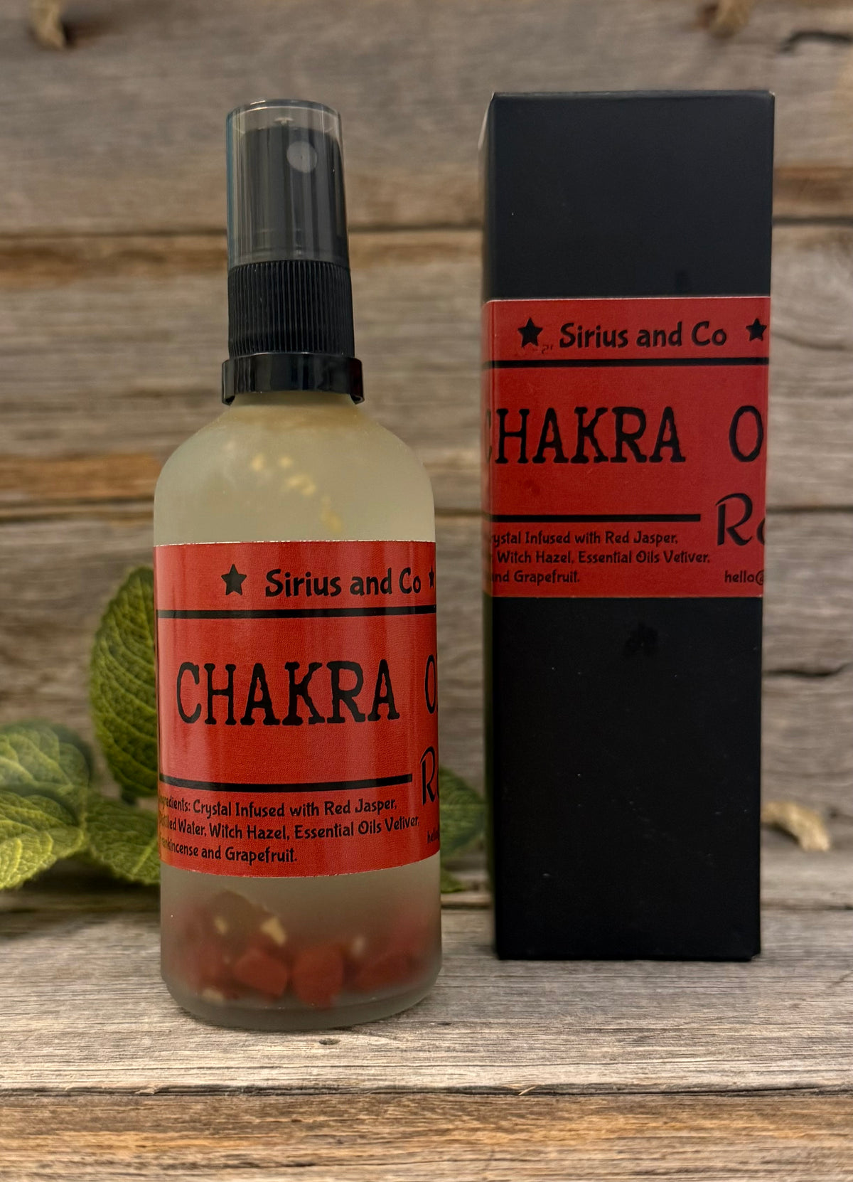 Root Chakra Crystal Infused Room Spray
