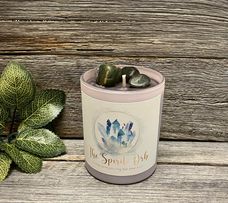 Spirit Orb Crystal Candle