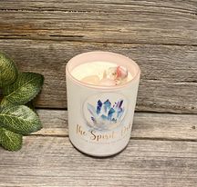 Spirit Orb Crystal Candle