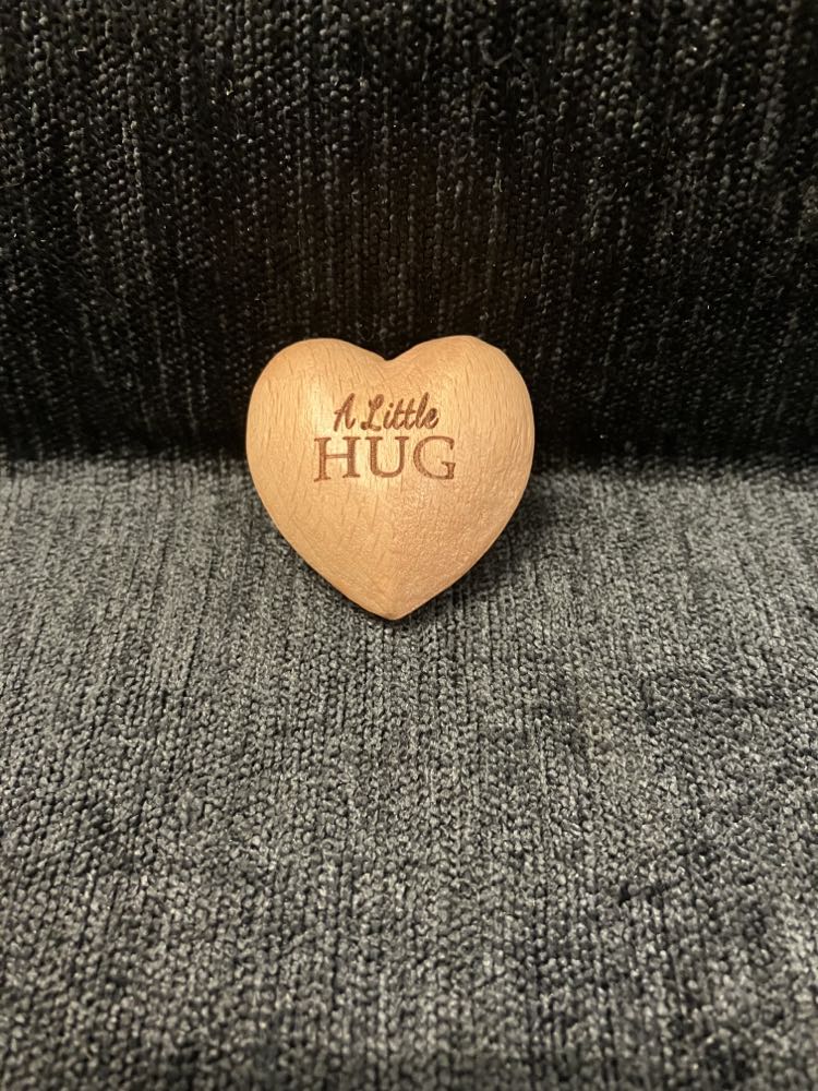 Wood Heart Hugs